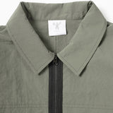 CANDICE AIR NYLON OVERSHIRT JACKET - SAGE