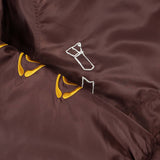 CANDICE DIGITAL AGE BOMBER JACKET - BROWN