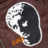CANDICE DIGITAL AGE BOMBER JACKET - BROWN