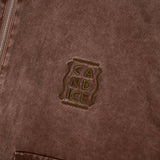 CANDICE EARTH WASHED JACKET - BROWN