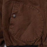CANDICE WOODLEA HOODED JACKET - BROWN