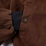 CANDICE WOODLEA HOODED JACKET - BROWN