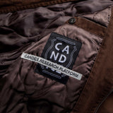 CANDICE WOODLEA HOODED JACKET - BROWN