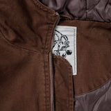 CANDICE WOODLEA HOODED JACKET - BROWN