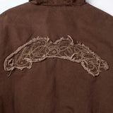 CANDICE WOODLEA HOODED JACKET - BROWN