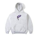 BUTTER KEYCHAIN LOGO PULLOVER HOODIE - ASH GREY