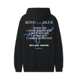 BUTTER + MILES DAVIS KIND OF BLUE PULLOVER HOODIE - BLACK