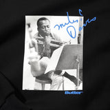BUTTER + MILES DAVIS KIND OF BLUE PULLOVER HOODIE - BLACK