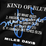 BUTTER + MILES DAVIS KIND OF BLUE PULLOVER HOODIE - BLACK