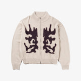 CANDICE WAYWARD ZIP KNIT - CREAM
