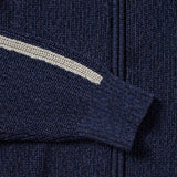 CANDICE WOLFE ZIP KNIT - NAVY