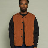 LOWF AXIS QUILTED VEST - COPPER