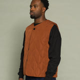 LOWF AXIS QUILTED VEST - COPPER