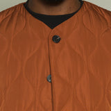 LOWF AXIS QUILTED VEST - COPPER