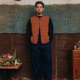 LOWF AXIS QUILTED VEST - COPPER