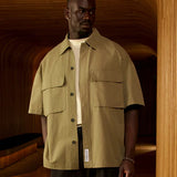 LOWF STRUCTURE SS SHIRT - VINTAGE OLIVE