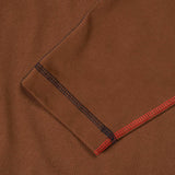 CANDICE EAST LS TSHIRT - BROWN