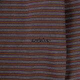 CANDICE KERFERD STRIPE LS TSHIRT - BROWN