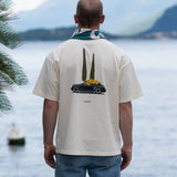 JAY BLANC LEMON CAR TSHIRT - OFF WHITE