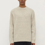 ASSEMBLY LABEL LIEF WOOL BLEND KNIT - OAT MARLE