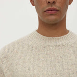 ASSEMBLY LABEL LIEF WOOL BLEND KNIT - OAT MARLE