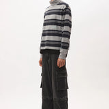 P.A.M LINES IN TIME STRIPE MOCK NECK - MULTI