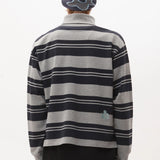 P.A.M LINES IN TIME STRIPE MOCK NECK - MULTI