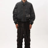 P.A.M PERIGLACIAL FLIGHT JACKET - BLACK WASH
