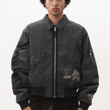 P.A.M PERIGLACIAL FLIGHT JACKET - BLACK WASH