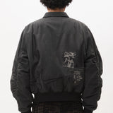 P.A.M PERIGLACIAL FLIGHT JACKET - BLACK WASH