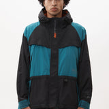 P.A.M AUROVILLE SAILING JACKET - BLACK / TEAL