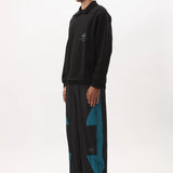 P.A.M BETWEEN CHAOS COLLARED SWEATSHIRT - BLACK