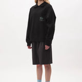 P.A.M BETWEEN CHAOS COLLARED SWEATSHIRT - BLACK