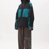 P.A.M AUROVILLE SAILING JACKET - BLACK / TEAL