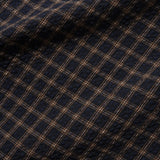 BUTTER LOOSE SEERSUCKER PLAID SHORTS - BROWN