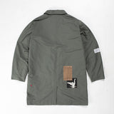 CANDICE CLARKE PATCH MAC COAT - SAGE