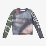 CANDICE TRANSIENT MESH TOP - MULTI