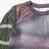 CANDICE TRANSIENT MESH TOP - MULTI
