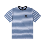 NO PROBLEMO BRETON SS TSHIRT - SKY BLUE / WHITE