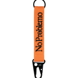 NO PROBLEMO CARABINER KEYCHAIN - ORANGE
