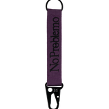 NO PROBLEMO CARABINER KEYCHAIN - PURPLE