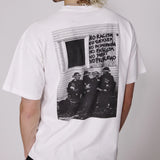 NO PROBLEMO NO WAR SS TSHIRT - WHITE
