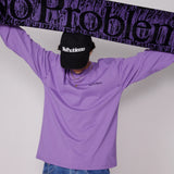 NO PROBLEMO GLITCH SCARF  - LILAC
