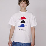 NO PROBLEMO WILEY UFO SS TSHIRT - WHITE
