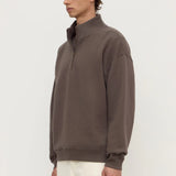 ASSEMBLY LABEL NEWPORT FUNNEL FLEECE - BARK