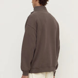 ASSEMBLY LABEL NEWPORT FUNNEL FLEECE - BARK