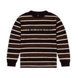NO PROBLEMO STRIPED LS TSHIRT - BROWN