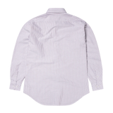 NO PROBLEMO LS STRIPED OXFORD SHIRT - RED