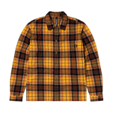 NO PROBLEMO ALIEN - O HEAVY PLAID LS SHIRT - ORANGE