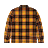 NO PROBLEMO ALIEN - O HEAVY PLAID LS SHIRT - ORANGE